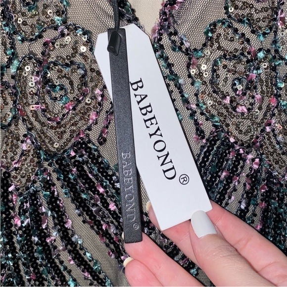 NWT Babeyond Roaring 20s Flapper Sequin Costume Gatsby - Picture 9 of 16